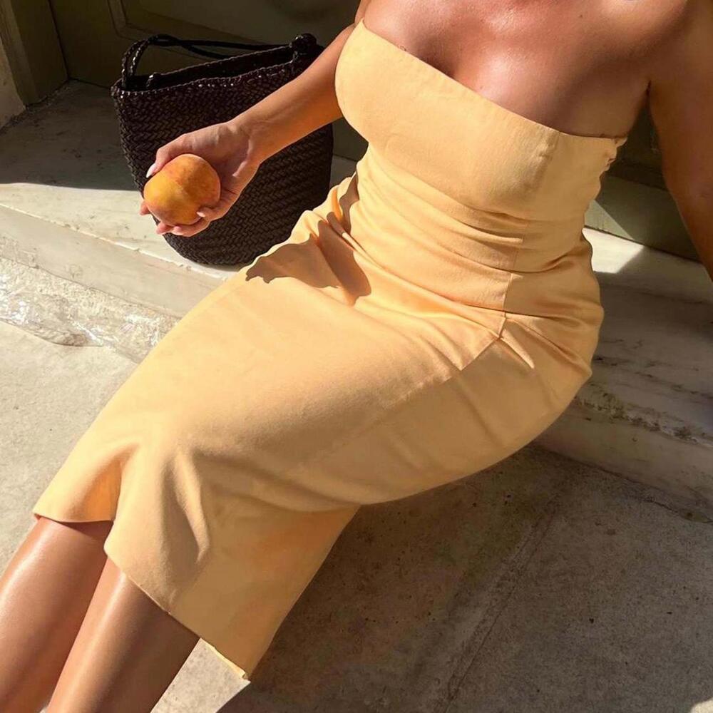 Meshki Women's Tan Dress